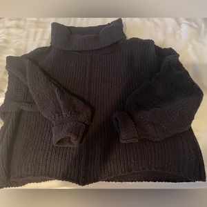 Womens cropped free people sweater